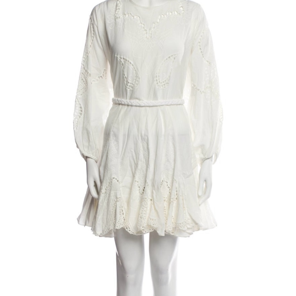 Rhode Ella White Mini Dress